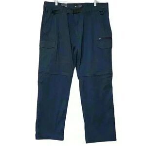 B.C. Clothing Co. Convertible Pant XL x 30 Navy Outdoor Hiking Cargo Utility NWT